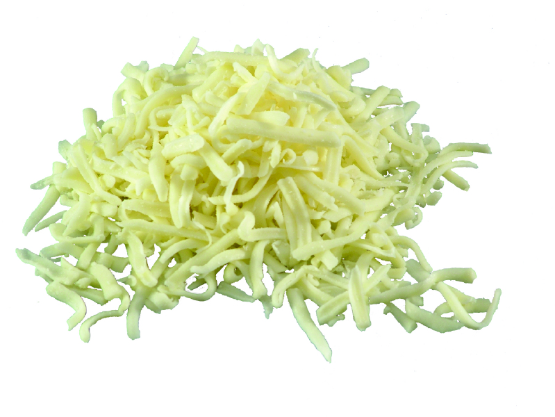 Grated mozzarella